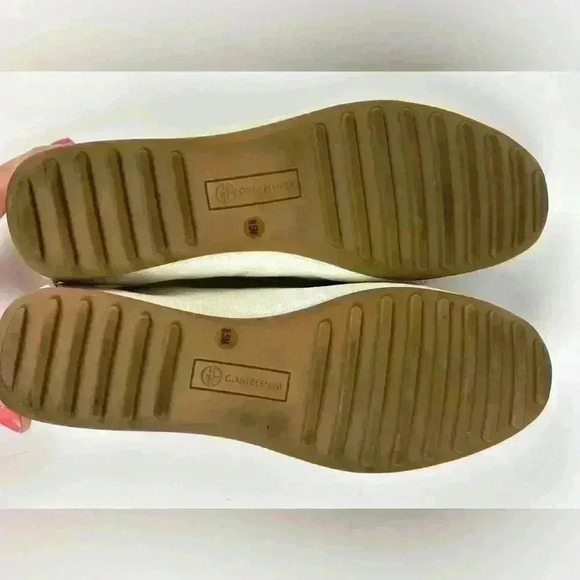 GIANI BERNINI Dailyn Memory Foam Loafers- White Leather- Size 8.5 - Picture 6 of 17